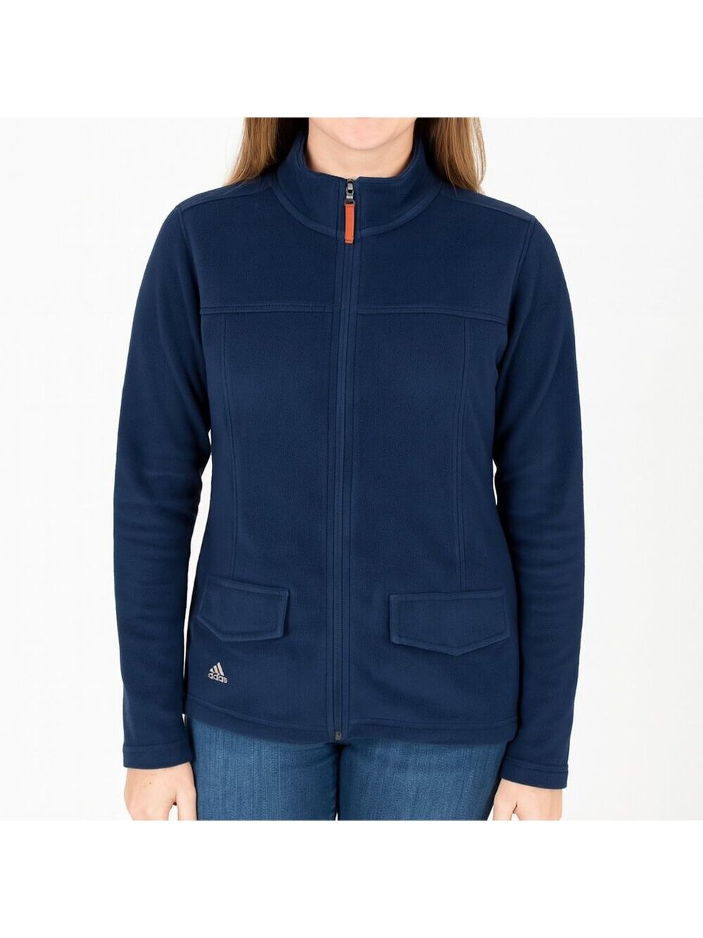 Adidas Fleece Jacket M Blue Full Zip NWT Cozycore Streetwear Gym Track Layer